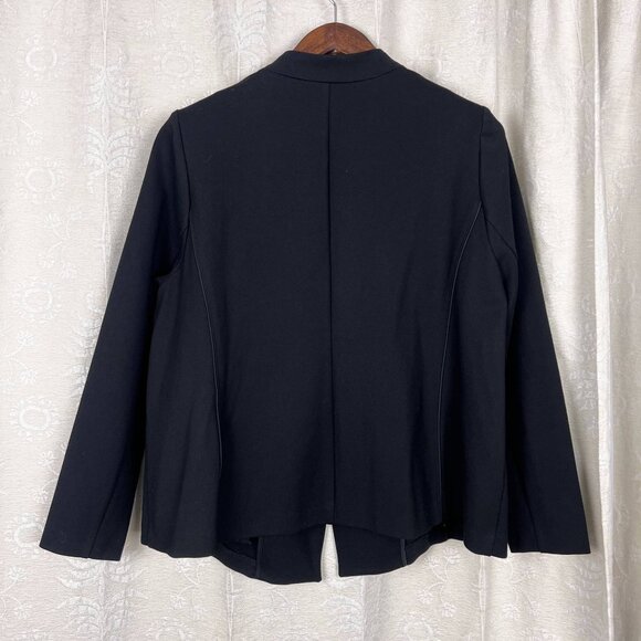 Eloquii The Ultimate Stretch One Button Blazer black ponte suit jacket classic - Picture 6 of 9